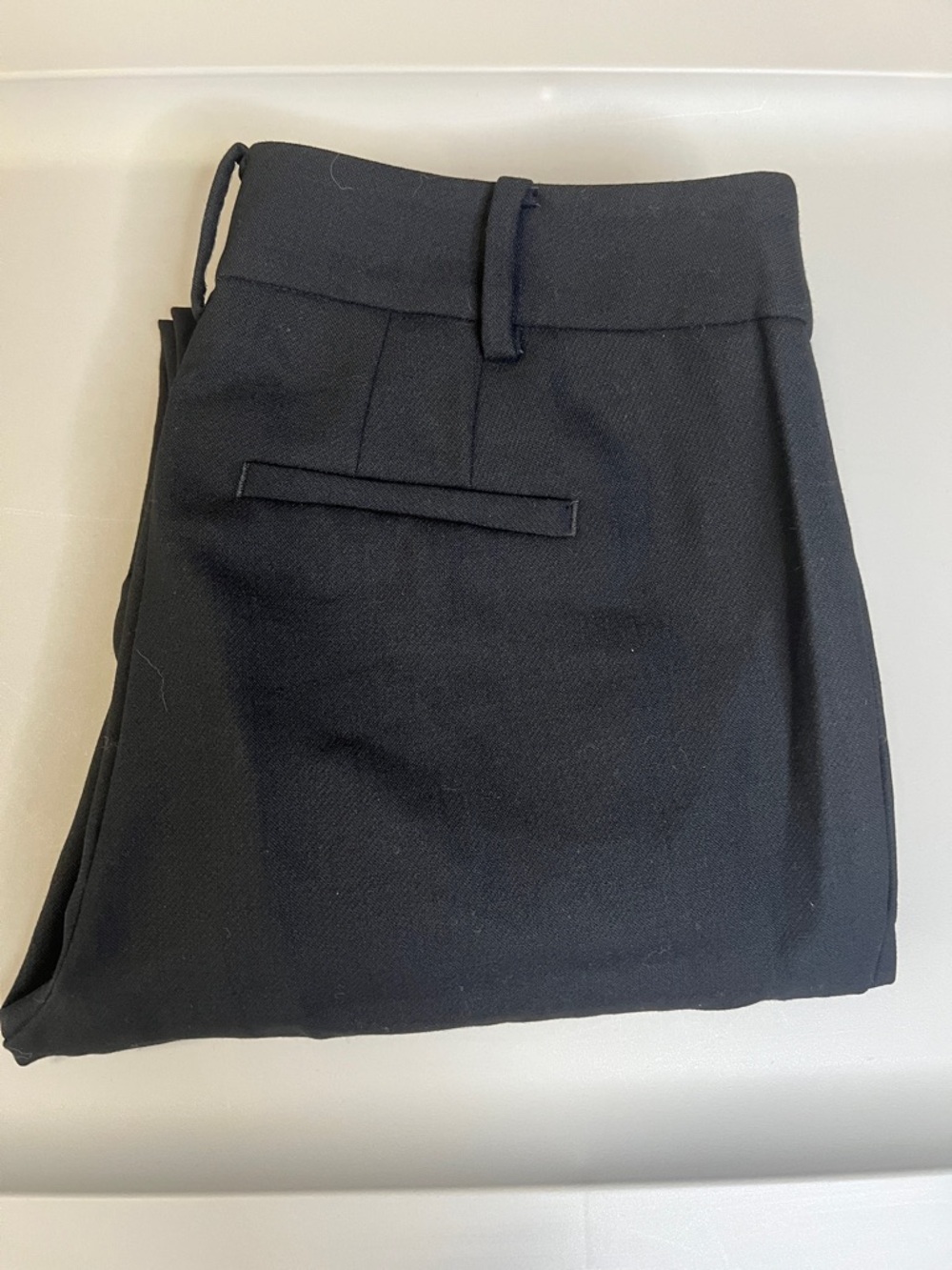 Talbots Chatham Black Wool Blend Dress Pant Size 2P